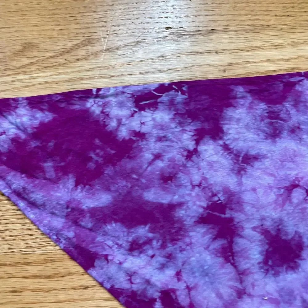 Handmade bandana hand crafted tie dye dog doggie puppy ice